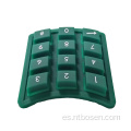 Cerradura de la combinación de puerta electrónica Botón de silicona digital verde oscuro Teclado